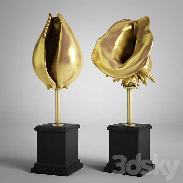 sea ​​gold set 3DS Max Model - thumbnail 4