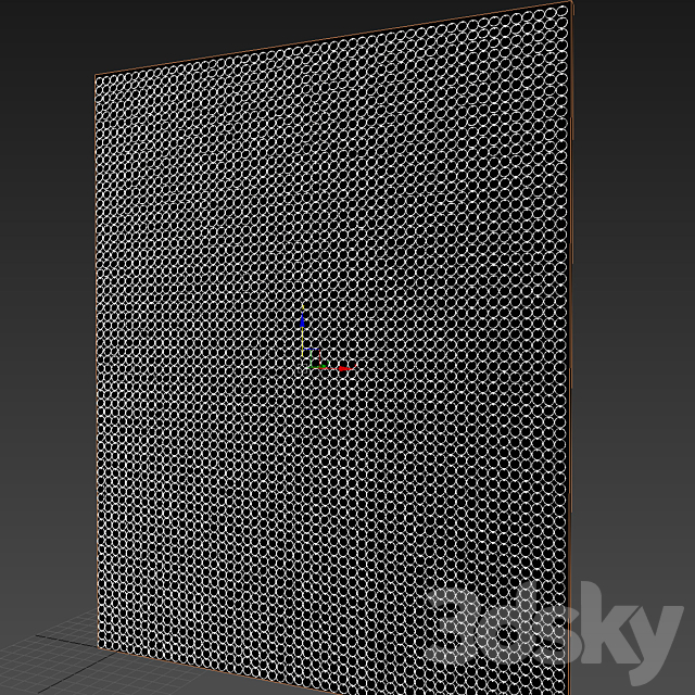 sequins decorative wall 01 3DSMax File - thumbnail 3