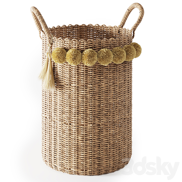 Serena & Lily Big Sur Baskets 3DS Max - thumbnail 2