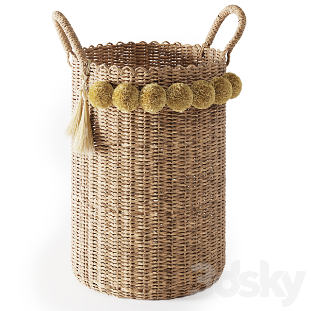 Serena & Lily Big Sur Baskets 3DSMax File - thumbnail 2