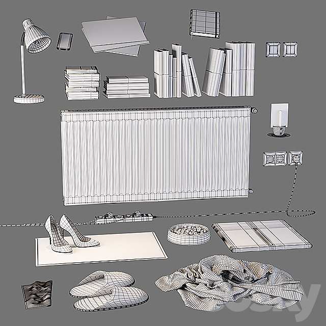 Set details for the revitalization of the interior 3ds Max - thumbnail 3