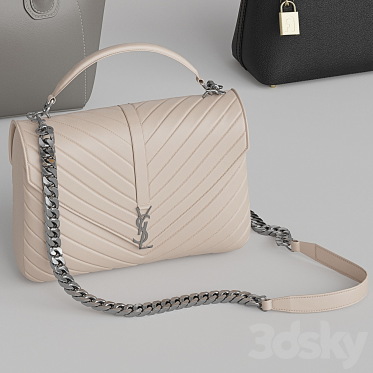 Set of bags 5 3DS Max Model - thumbnail 2