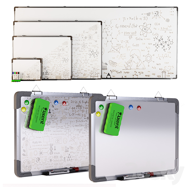 Set of magnetic boards FORPUS 3DS Max - thumbnail 1