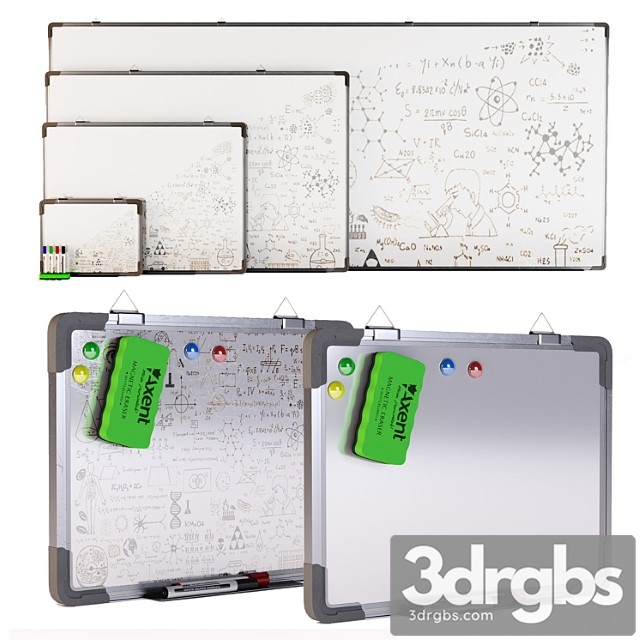 Set of magnetic boards forpus 3dsmax Download - thumbnail 1