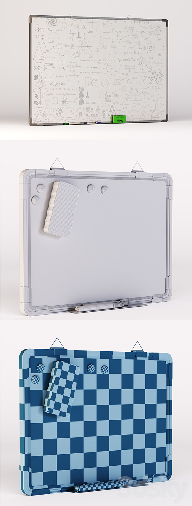 Set of magnetic boards FORPUS 3DSMax File - thumbnail 3