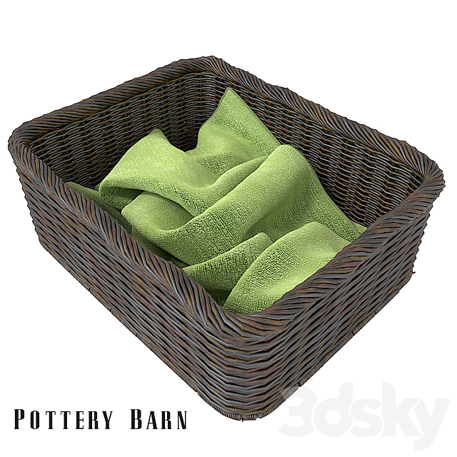 Shayne Kitchen Basket 3DS Max Model - thumbnail 2