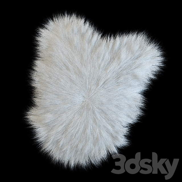 Sheep Skin longhair 3DSMax File - thumbnail 1