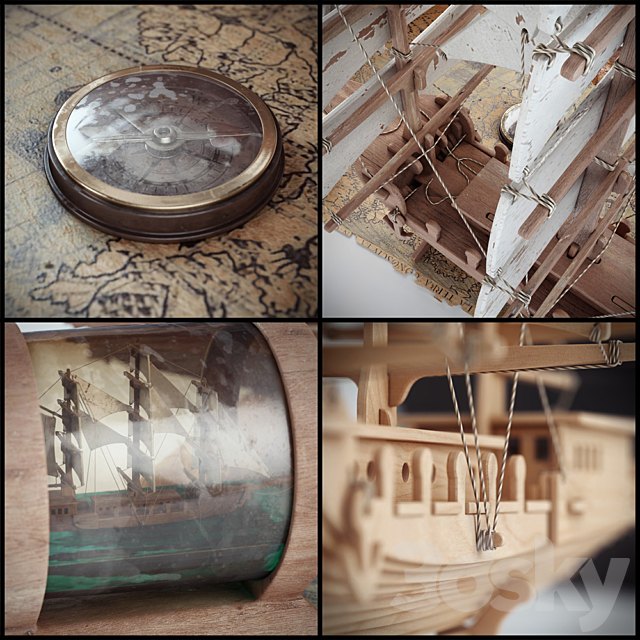 Ships 3ds Max - thumbnail 3