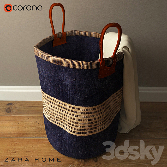 Shopping stripes with handles ZARAHOME 3DSMax File - thumbnail 1