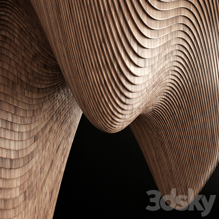 Slab parametric decor n1 \/ Slab parametric decor n1 3DS Max - thumbnail 2