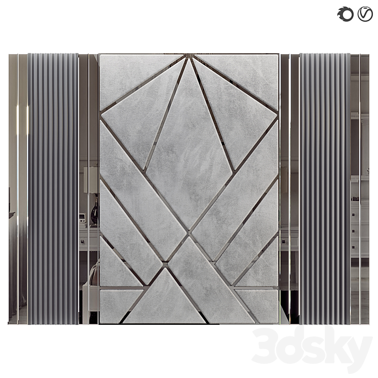 Soft wall panel 81 3DS Max Model - thumbnail 1