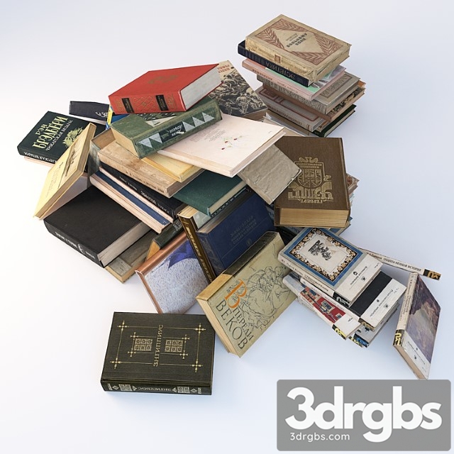 Soviet Books 3dsmax Download - thumbnail 1