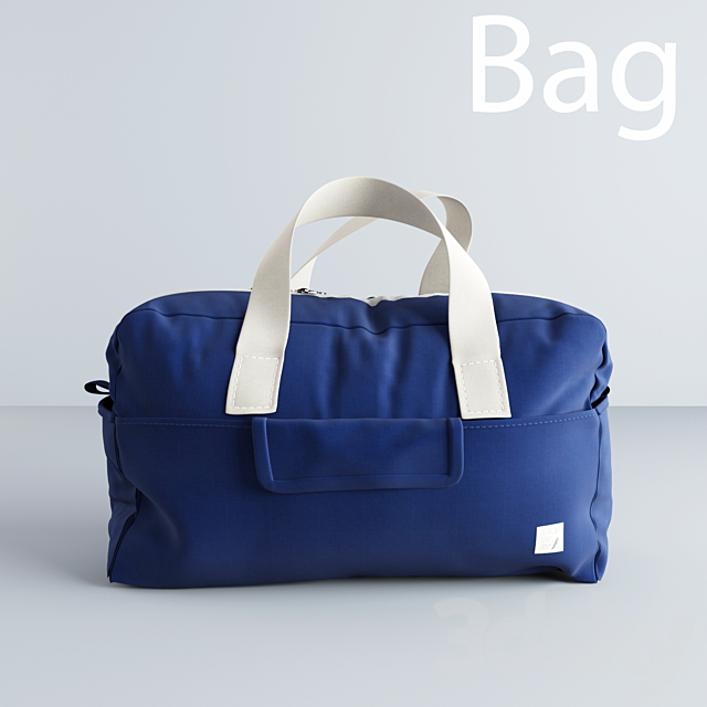 Sport bag 3DS Max Model - thumbnail 1