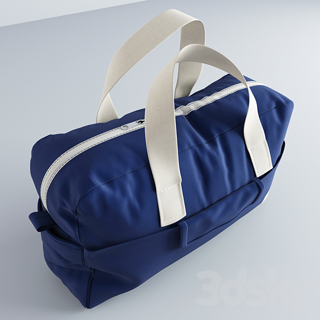 Sport bag 3DS Max Model - thumbnail 2