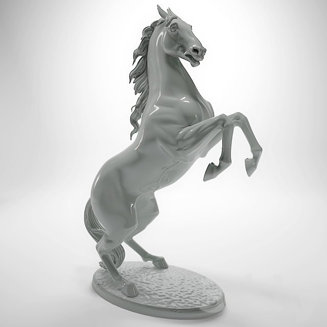 STANDING ON A HORSE 3DSMax File - thumbnail 1