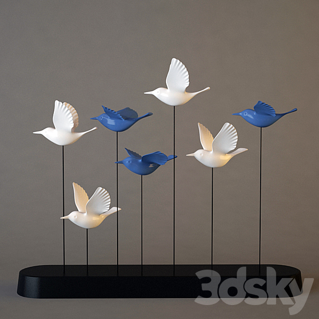 statuette of “birds” 3DSMax File - thumbnail 1