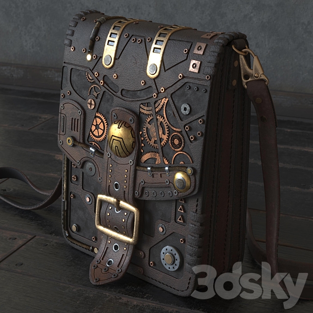 Steampunk_bag 3ds Max - thumbnail 1