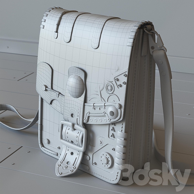 Steampunk_bag 3ds Max - thumbnail 3