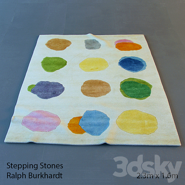 Stepping Stones carpet CVD3364 3ds Max - thumbnail 1