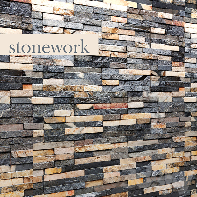 Stone. 3DS Max Model - thumbnail 1