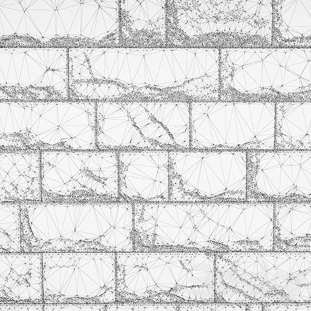 Stone masonry. slate stone stone wall wild stone 3DS Max Model - thumbnail 3