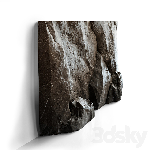 Stone wall 2 3DSMax File - thumbnail 3