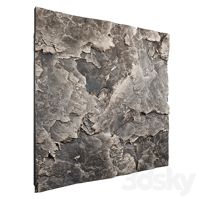 Stone wall ?8 3DSMax File - thumbnail 3