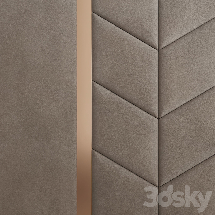 STORE 54 Chevron Wall Panels 3DS Max - thumbnail 2