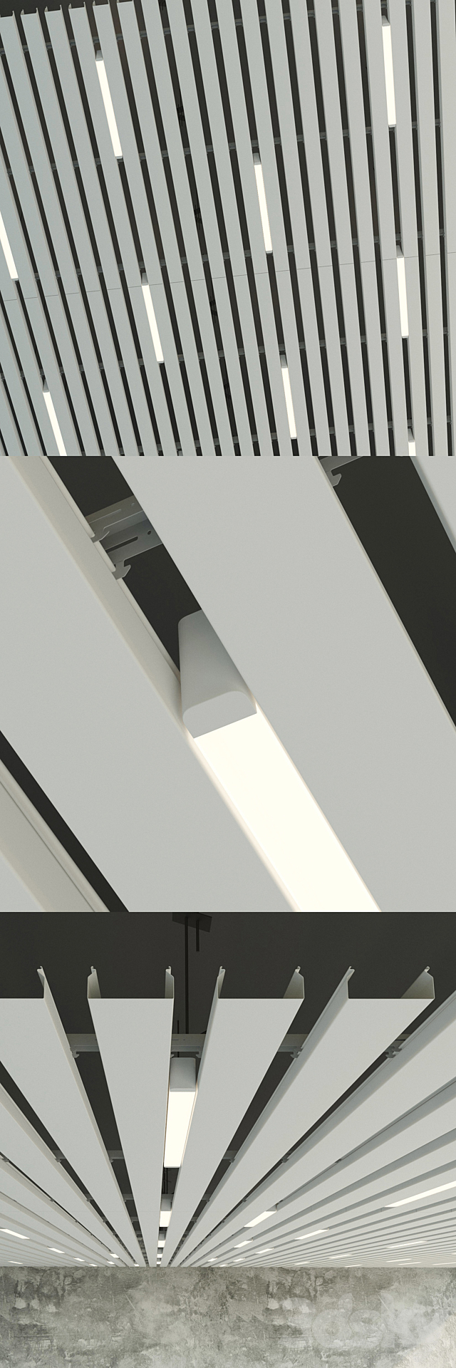 Suspended ceiling rack. 8 3DS Max Model - thumbnail 2