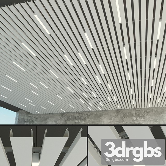 Suspended ceiling rack. 8 3dsmax Download - thumbnail 1