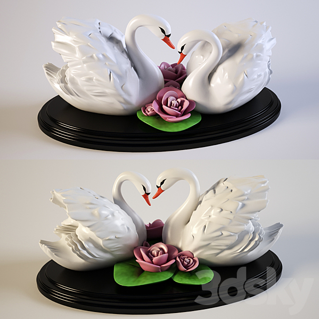 Swans 3DS Max Model - thumbnail 1