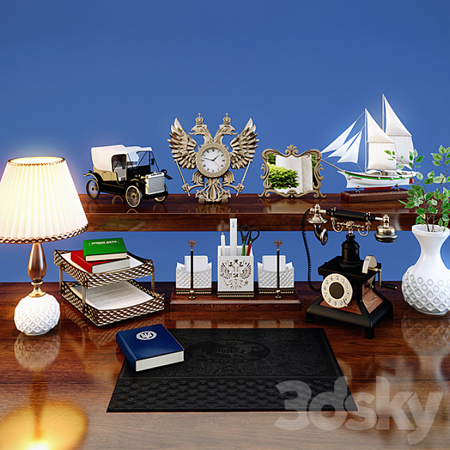 Table accessories 3DSMax File - thumbnail 1