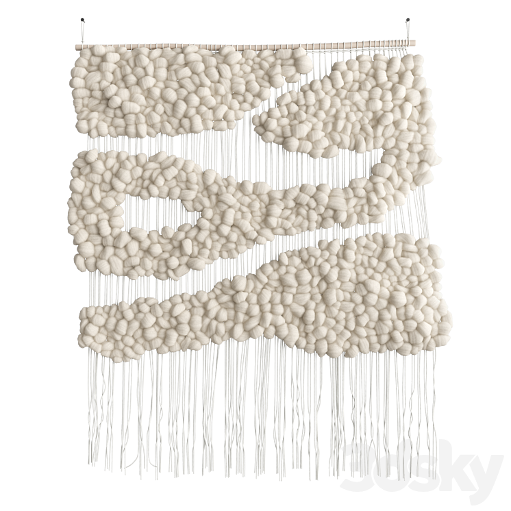 Tapestry white by Helen Loom 3DS Max Model - thumbnail 1