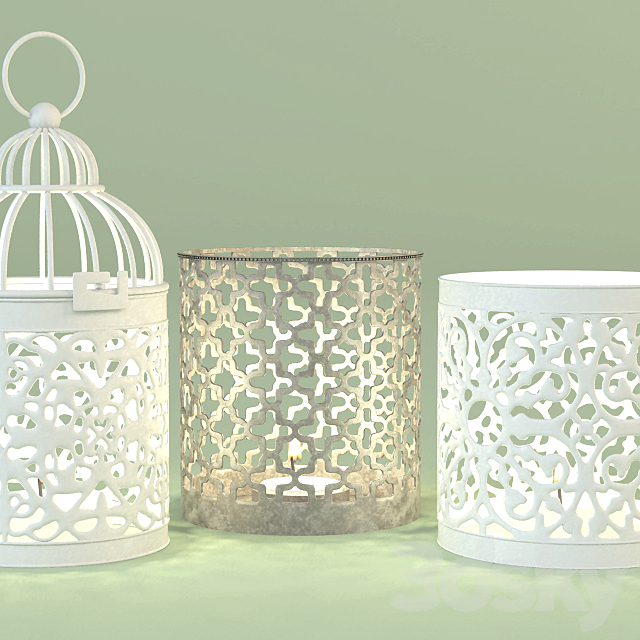 Tealight Holders _ ZARA HOME 3ds Max - thumbnail 1