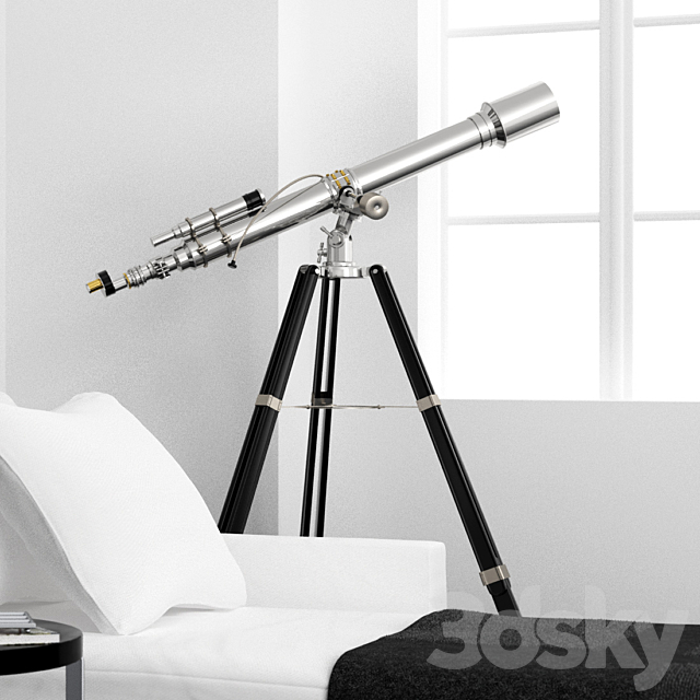 Telescope 3DS Max Model - thumbnail 2