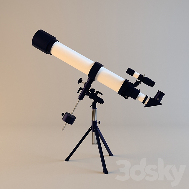 Telescope TAL-75R 3DS Max Model - thumbnail 1