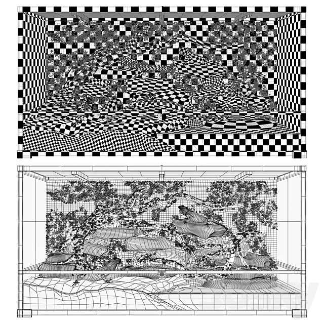 Terrarium Agama 3DSMax File - thumbnail 3