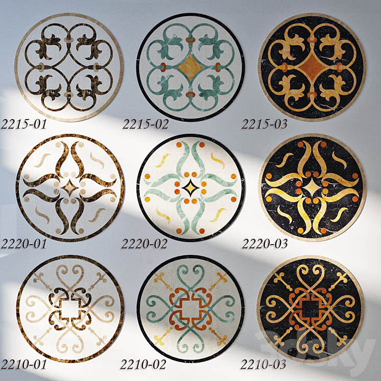 The Medallion Outlet art.2210.2215.2220 part-2 3DS Max - thumbnail 2