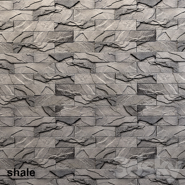 The shale Slate 3DSMax File - thumbnail 2