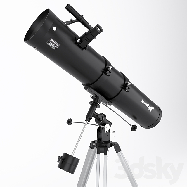 The telescope Levenhuk Skyline 130h900 EQ 3DSMax File - thumbnail 2