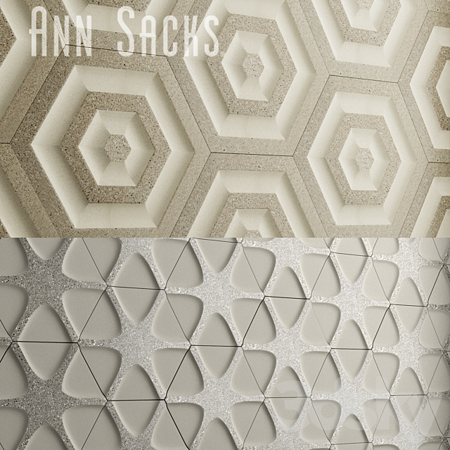 Tile Andy Fleishman from Ann Sacks 3DSMax File - thumbnail 1