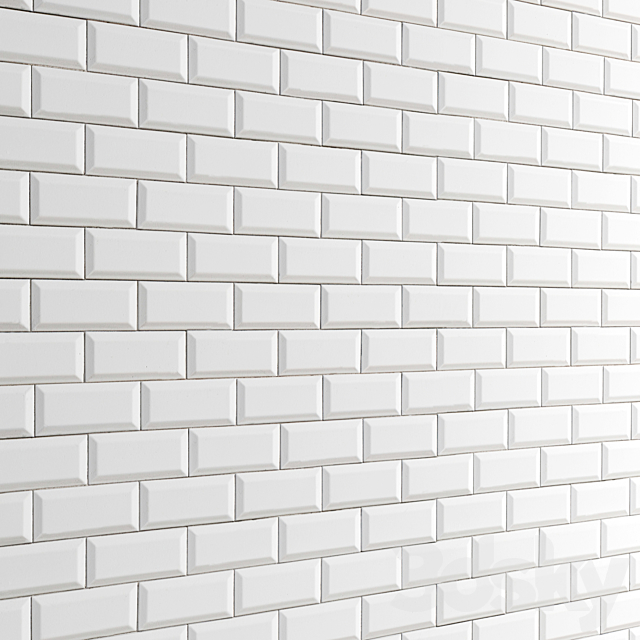 Tile.Tile. white. panel. backsplash. decorative. for kitchen 3DSMax File - thumbnail 1