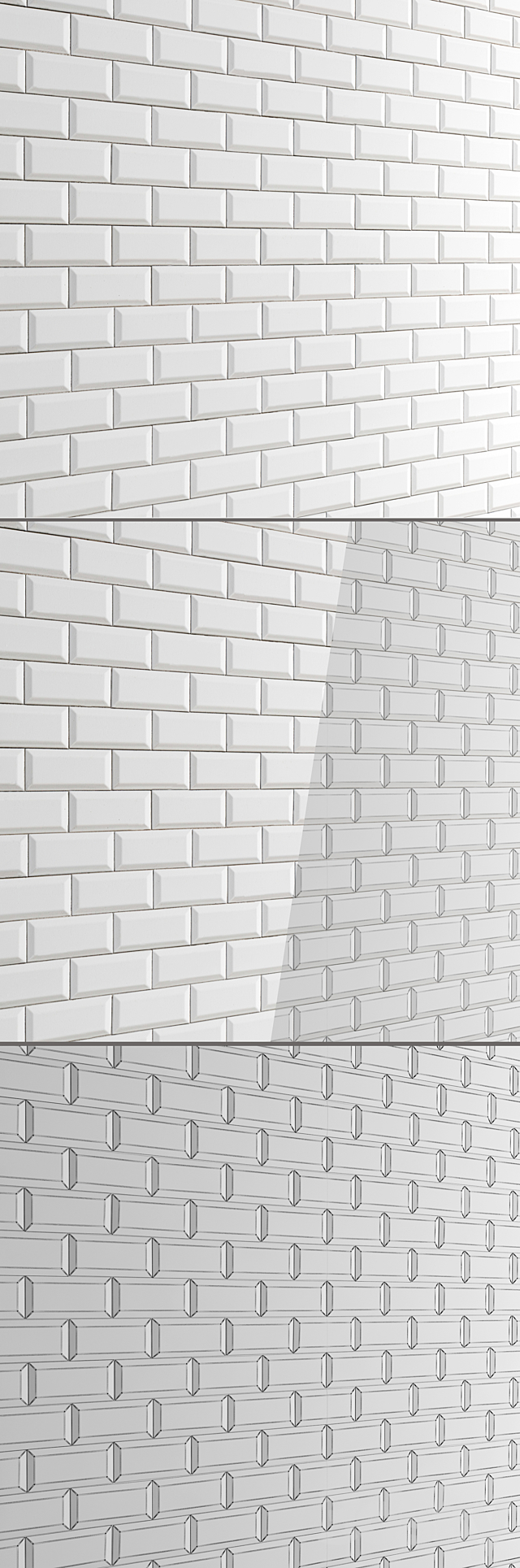 Tile.Tile. white. panel. backsplash. decorative. for kitchen 3DSMax File - thumbnail 2