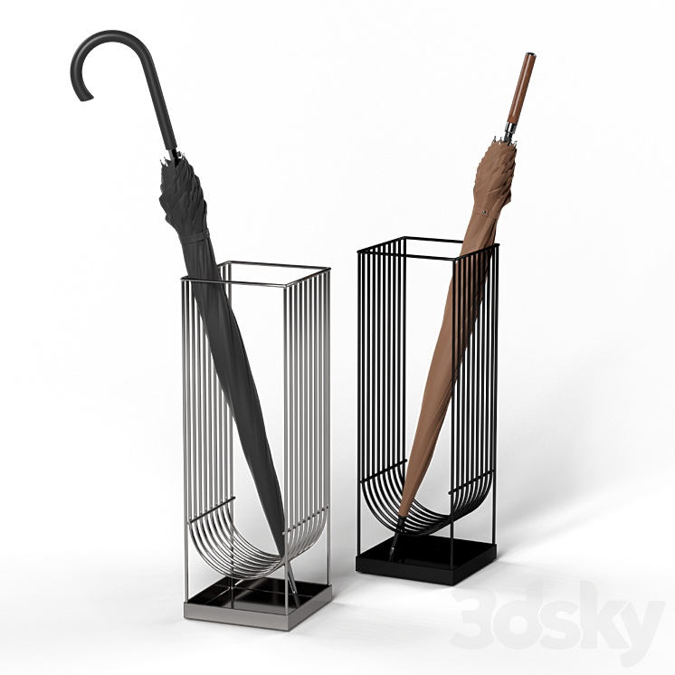 Umbrella stand AYTM Curva 3DS Max - thumbnail 2