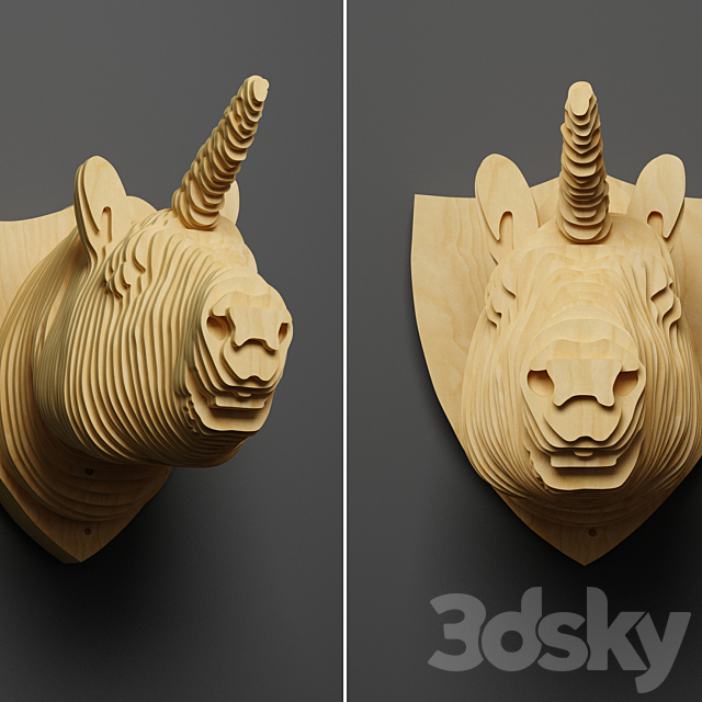 Unicorn 3DSMax File - thumbnail 1