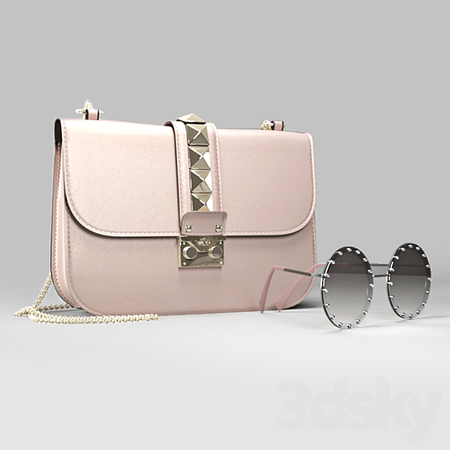 Valentino handbag 3DSMax File - thumbnail 1