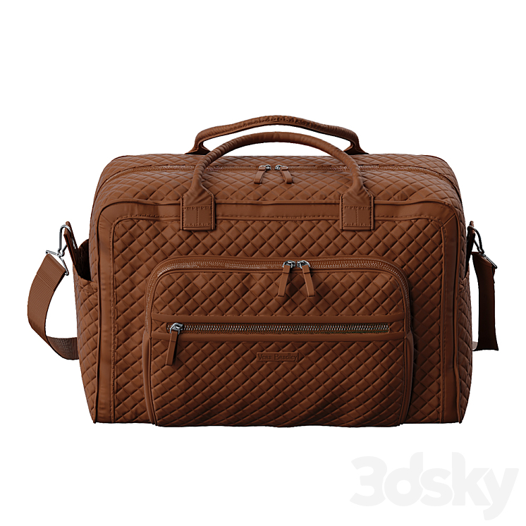 Vera_Bradley_Iconic_Weekender_Travel_Bag 3DS Max - thumbnail 2