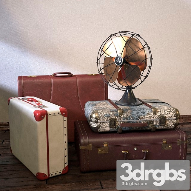 Vintage fan &amp 3dsmax Download - thumbnail 1