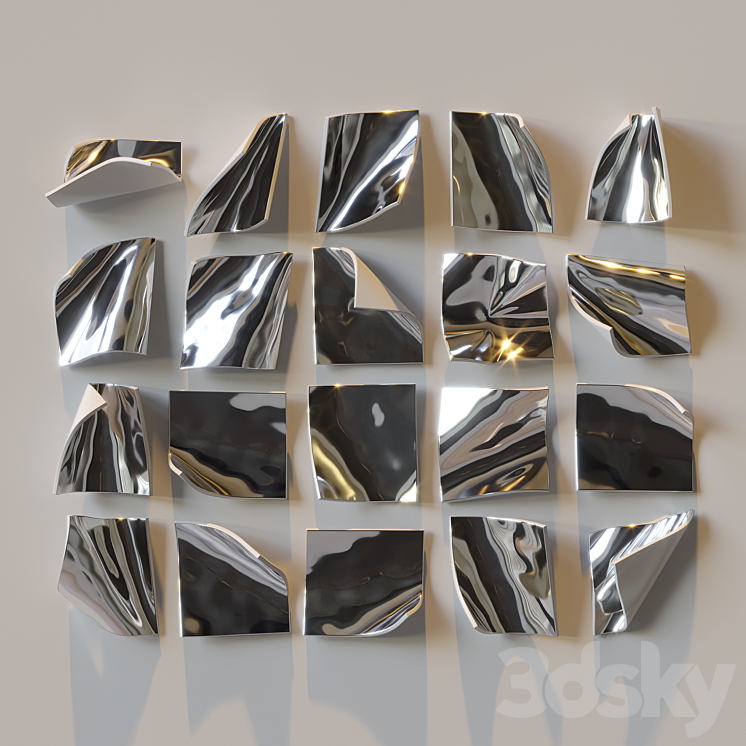 Wall arrangement Vargov® Design – LC0230 3DS Max Model - thumbnail 2