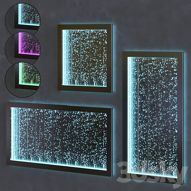 Wall Bubble Panels 3DSMax File - thumbnail 1